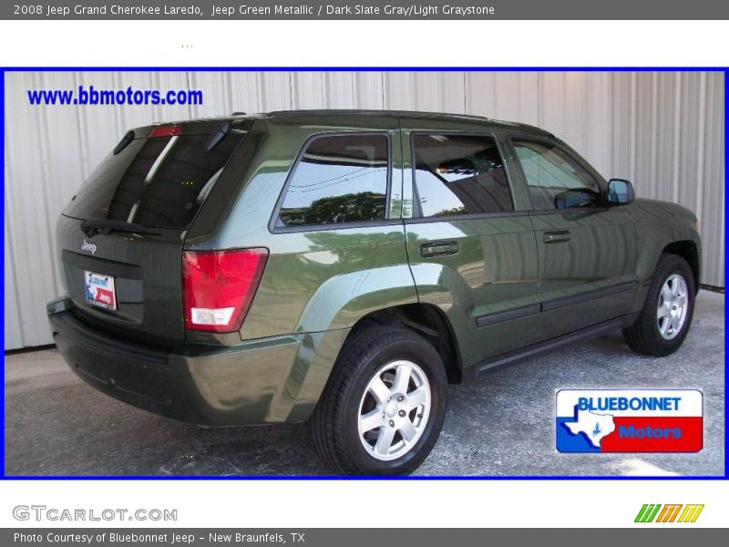 Jeep Green Metallic / Dark Slate Gray/Light Graystone 2008 Jeep Grand Cherokee Laredo