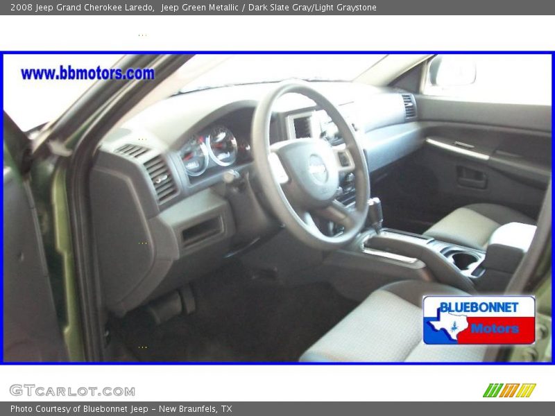 Jeep Green Metallic / Dark Slate Gray/Light Graystone 2008 Jeep Grand Cherokee Laredo
