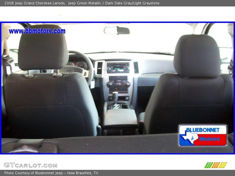 Jeep Green Metallic / Dark Slate Gray/Light Graystone 2008 Jeep Grand Cherokee Laredo