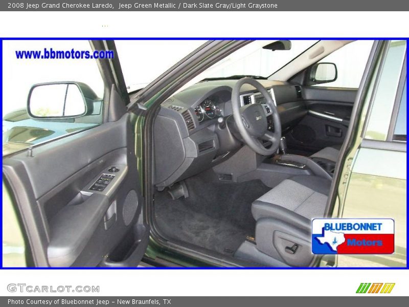 Jeep Green Metallic / Dark Slate Gray/Light Graystone 2008 Jeep Grand Cherokee Laredo