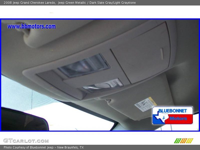 Jeep Green Metallic / Dark Slate Gray/Light Graystone 2008 Jeep Grand Cherokee Laredo