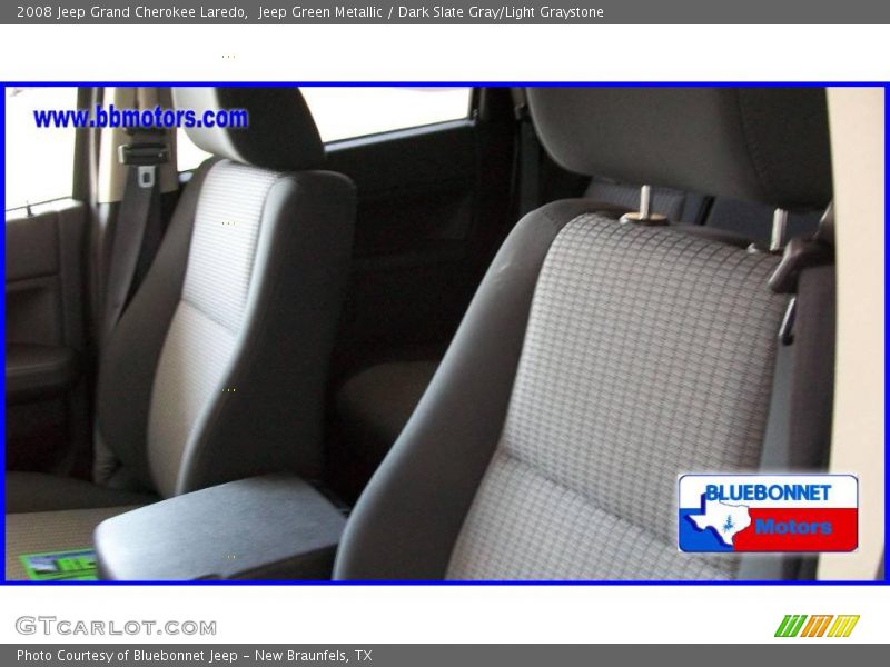 Jeep Green Metallic / Dark Slate Gray/Light Graystone 2008 Jeep Grand Cherokee Laredo