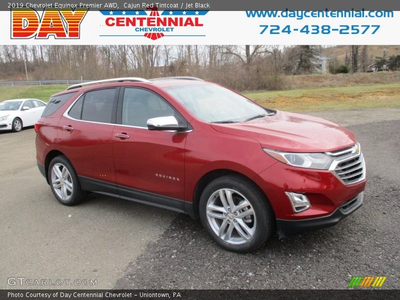 Cajun Red Tintcoat / Jet Black 2019 Chevrolet Equinox Premier AWD