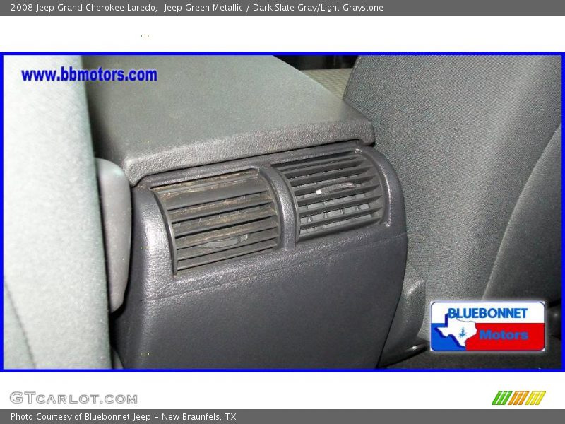 Jeep Green Metallic / Dark Slate Gray/Light Graystone 2008 Jeep Grand Cherokee Laredo