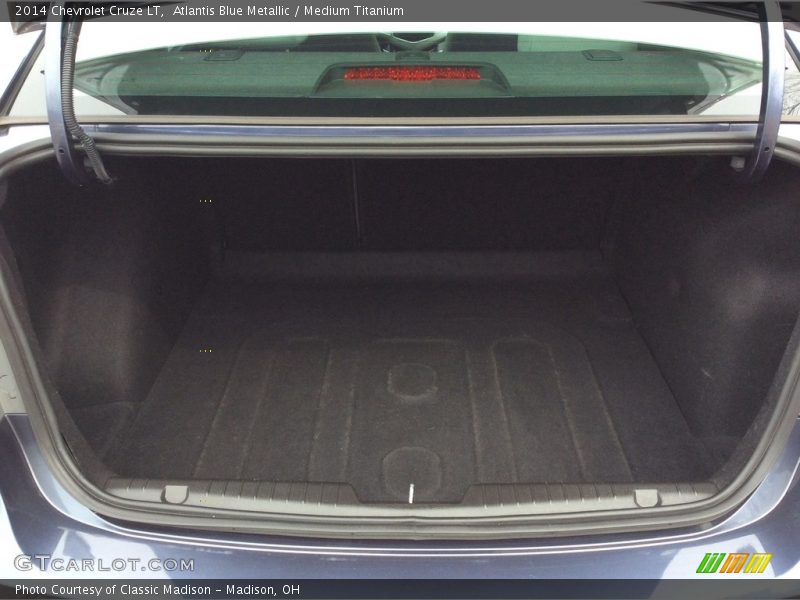 Atlantis Blue Metallic / Medium Titanium 2014 Chevrolet Cruze LT
