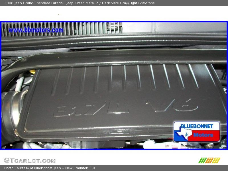 Jeep Green Metallic / Dark Slate Gray/Light Graystone 2008 Jeep Grand Cherokee Laredo