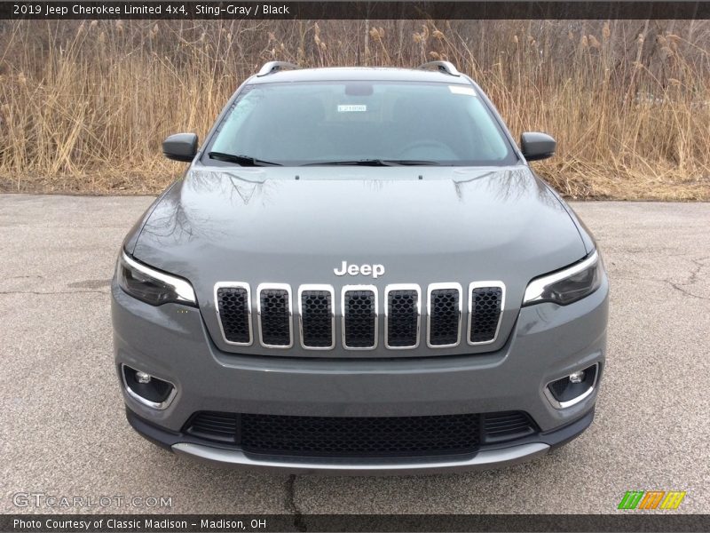 Sting-Gray / Black 2019 Jeep Cherokee Limited 4x4