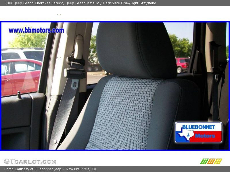 Jeep Green Metallic / Dark Slate Gray/Light Graystone 2008 Jeep Grand Cherokee Laredo