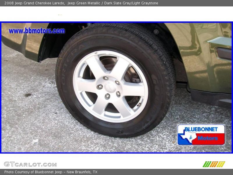 Jeep Green Metallic / Dark Slate Gray/Light Graystone 2008 Jeep Grand Cherokee Laredo