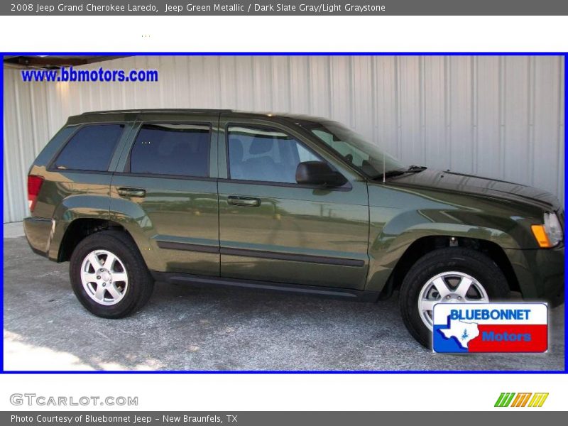 Jeep Green Metallic / Dark Slate Gray/Light Graystone 2008 Jeep Grand Cherokee Laredo