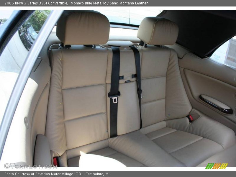 Monaco Blue Metallic / Sand Montana Leather 2006 BMW 3 Series 325i Convertible