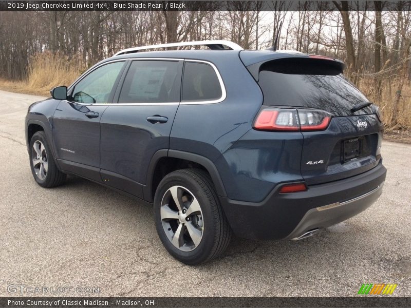 Blue Shade Pearl / Black 2019 Jeep Cherokee Limited 4x4