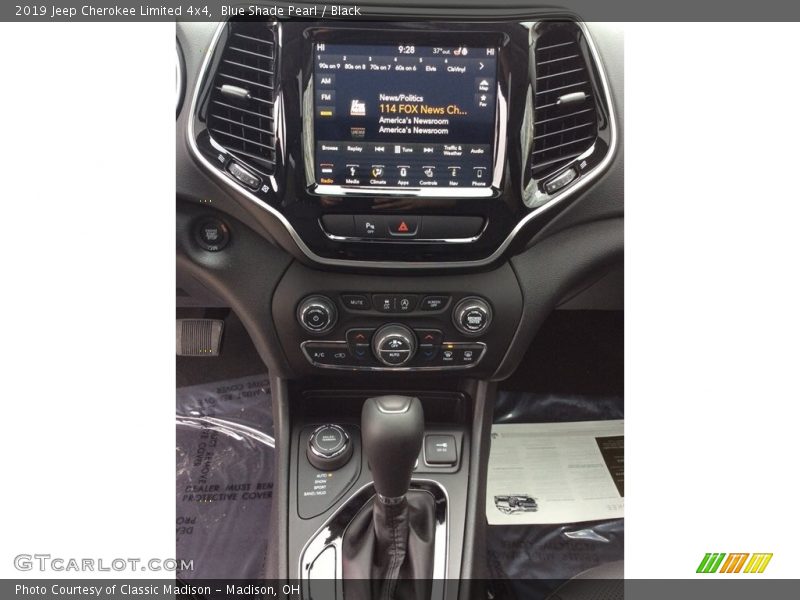 Blue Shade Pearl / Black 2019 Jeep Cherokee Limited 4x4