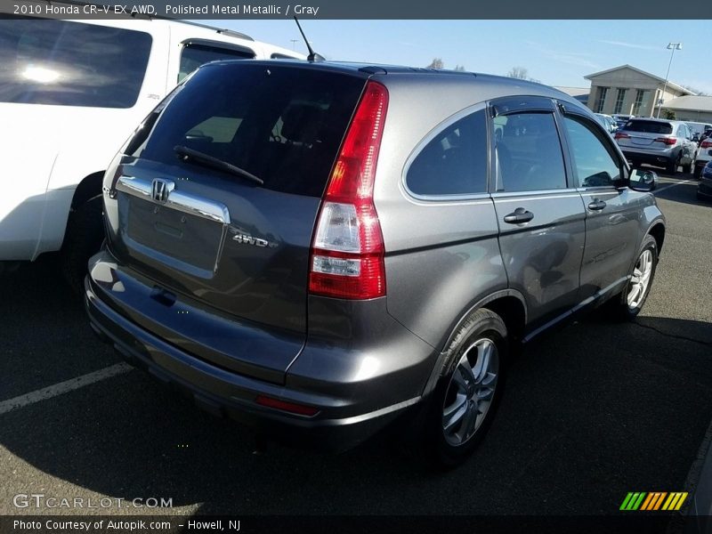Polished Metal Metallic / Gray 2010 Honda CR-V EX AWD