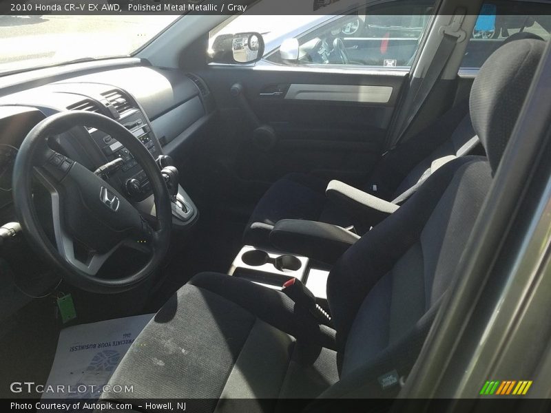 Polished Metal Metallic / Gray 2010 Honda CR-V EX AWD