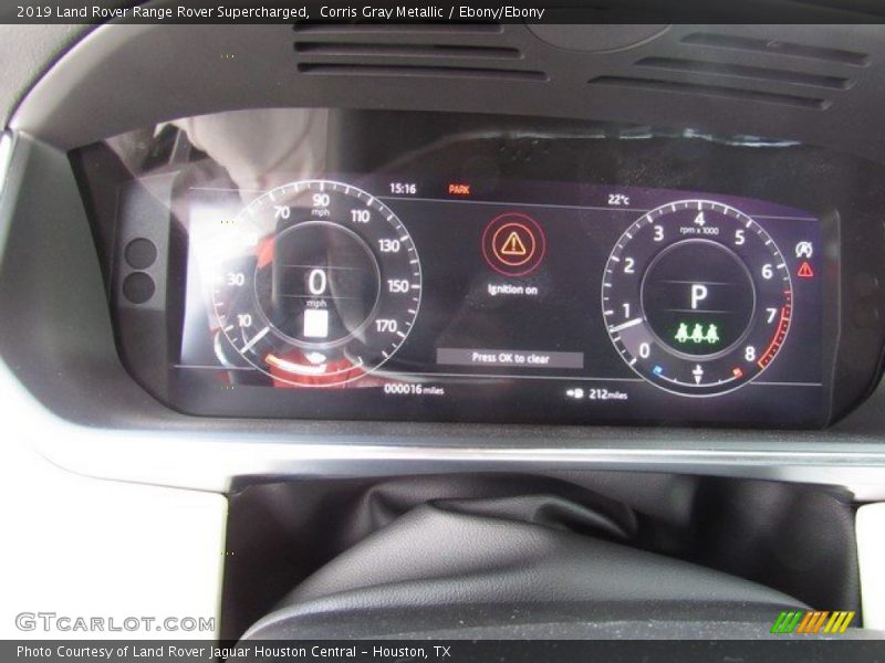 Corris Gray Metallic / Ebony/Ebony 2019 Land Rover Range Rover Supercharged