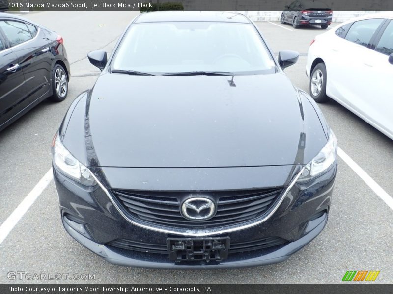 Jet Black Mica / Black 2016 Mazda Mazda6 Sport