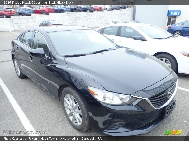 Jet Black Mica / Black 2016 Mazda Mazda6 Sport
