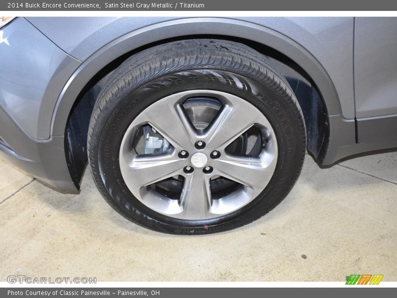 Satin Steel Gray Metallic / Titanium 2014 Buick Encore Convenience
