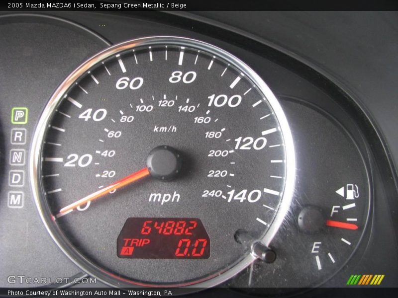 Sepang Green Metallic / Beige 2005 Mazda MAZDA6 i Sedan