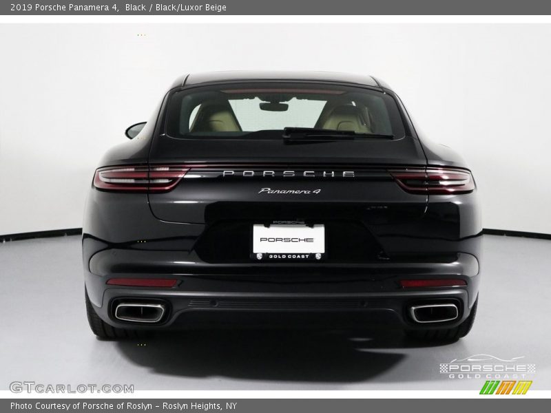 Black / Black/Luxor Beige 2019 Porsche Panamera 4