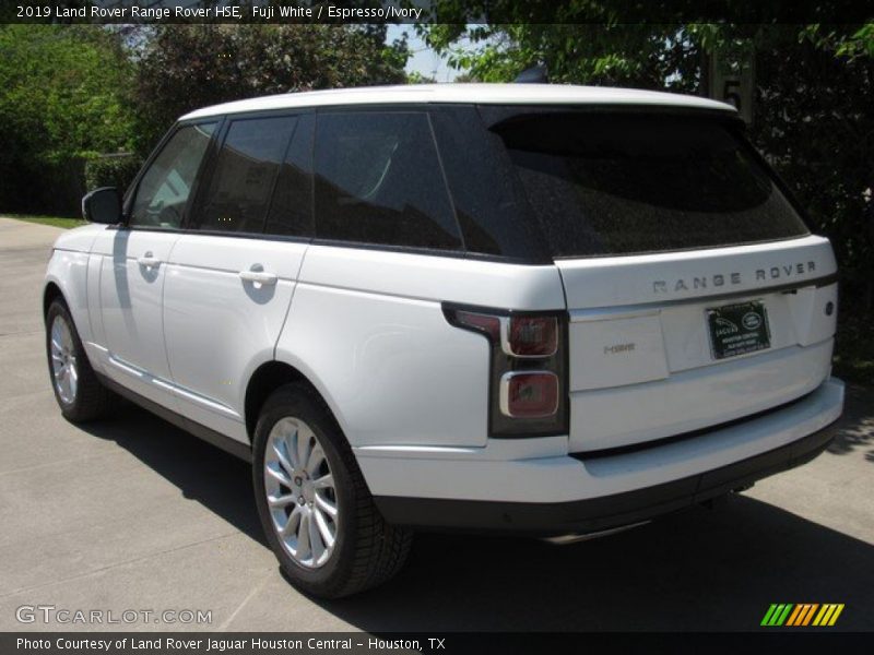 Fuji White / Espresso/Ivory 2019 Land Rover Range Rover HSE