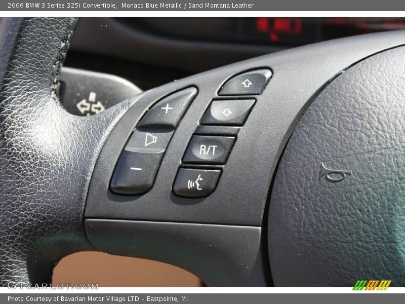 Monaco Blue Metallic / Sand Montana Leather 2006 BMW 3 Series 325i Convertible