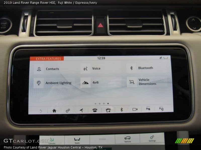 Fuji White / Espresso/Ivory 2019 Land Rover Range Rover HSE