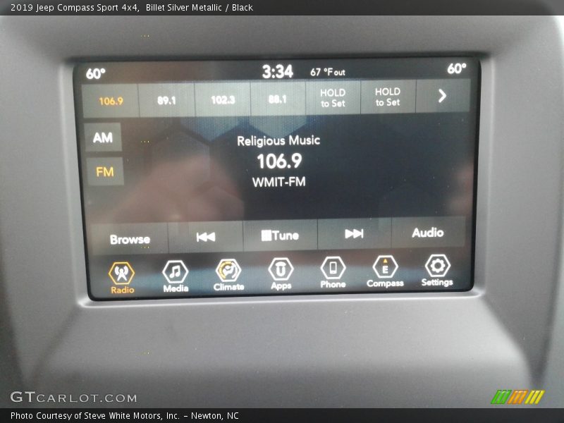 Billet Silver Metallic / Black 2019 Jeep Compass Sport 4x4