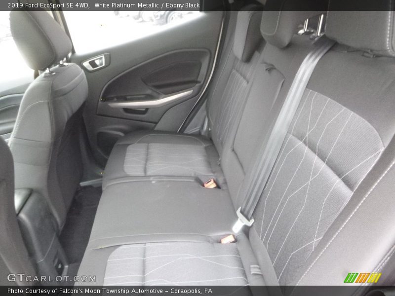 White Platinum Metallic / Ebony Black 2019 Ford EcoSport SE 4WD