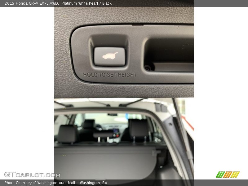 Platinum White Pearl / Black 2019 Honda CR-V EX-L AWD