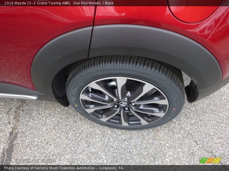 Soul Red Metallic / Black 2019 Mazda CX-3 Grand Touring AWD