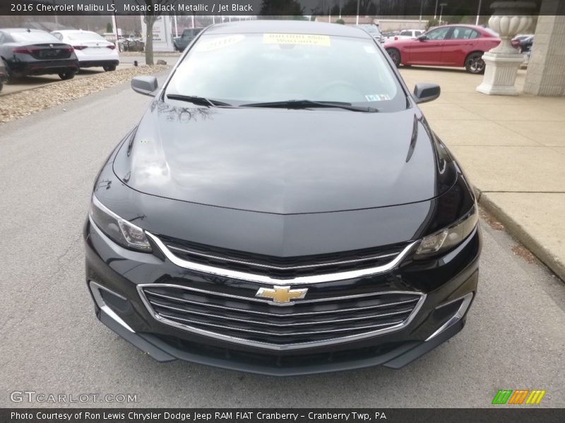 Mosaic Black Metallic / Jet Black 2016 Chevrolet Malibu LS