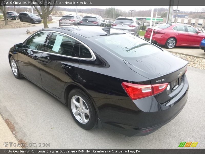 Mosaic Black Metallic / Jet Black 2016 Chevrolet Malibu LS