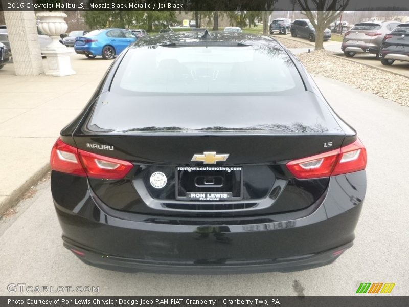 Mosaic Black Metallic / Jet Black 2016 Chevrolet Malibu LS