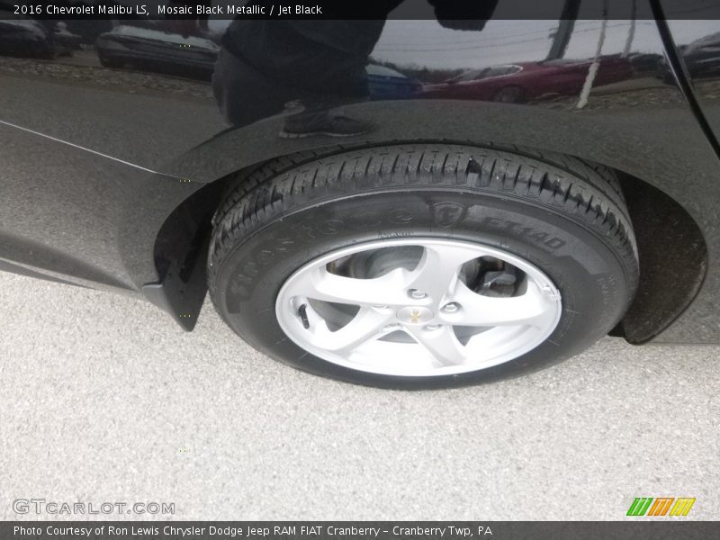 Mosaic Black Metallic / Jet Black 2016 Chevrolet Malibu LS