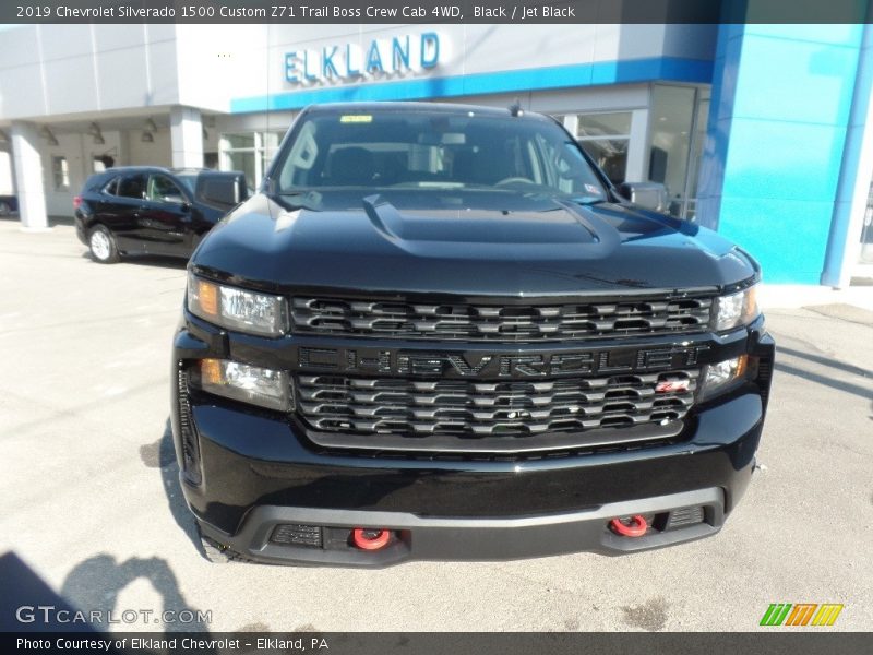 Black / Jet Black 2019 Chevrolet Silverado 1500 Custom Z71 Trail Boss Crew Cab 4WD
