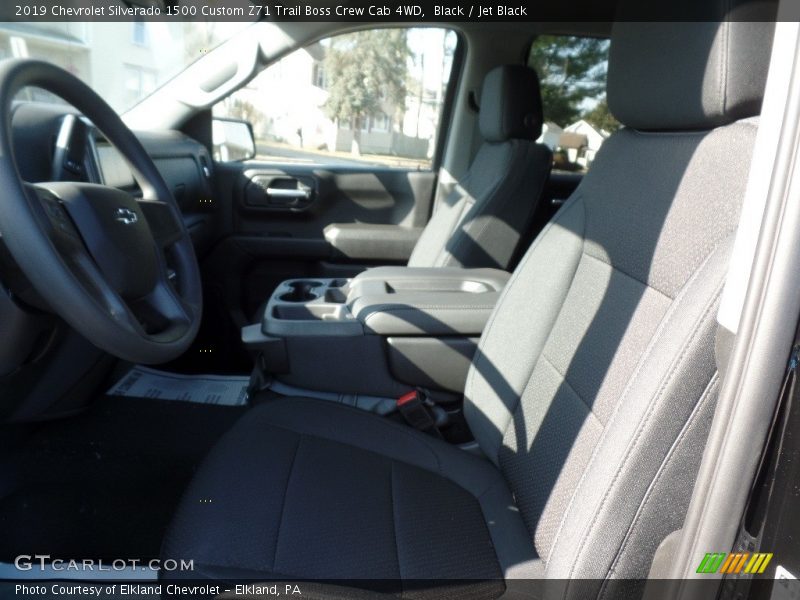 Black / Jet Black 2019 Chevrolet Silverado 1500 Custom Z71 Trail Boss Crew Cab 4WD