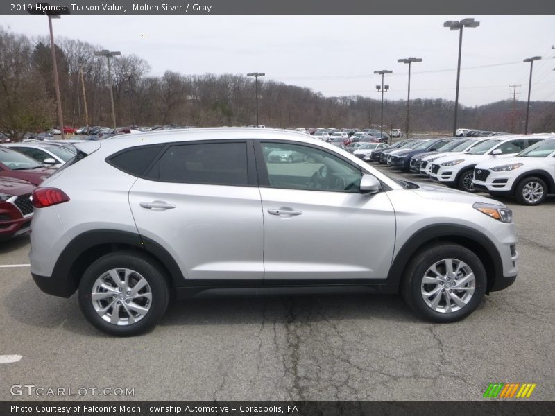 Molten Silver / Gray 2019 Hyundai Tucson Value