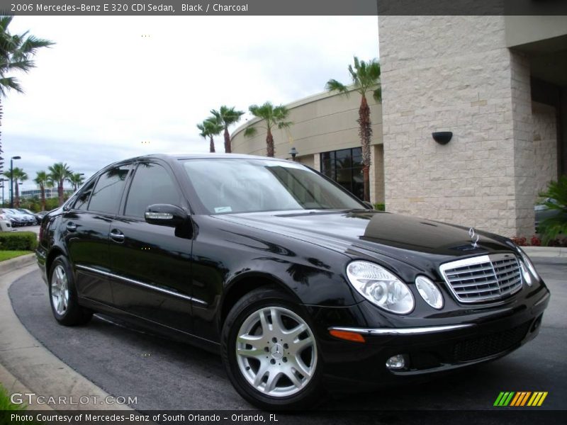 Black / Charcoal 2006 Mercedes-Benz E 320 CDI Sedan