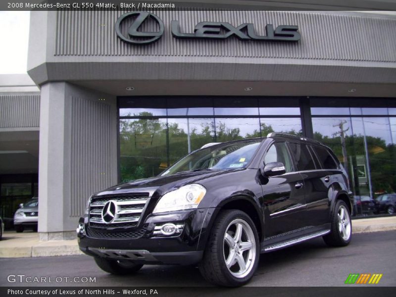 Black / Macadamia 2008 Mercedes-Benz GL 550 4Matic