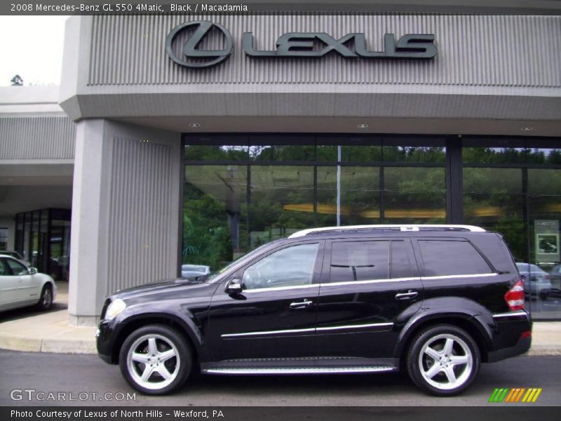 Black / Macadamia 2008 Mercedes-Benz GL 550 4Matic