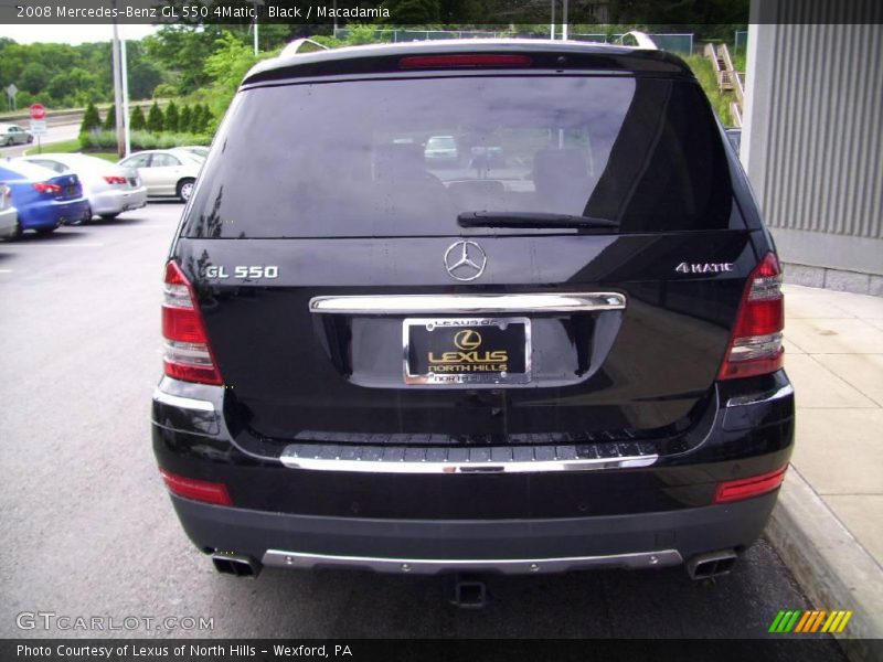 Black / Macadamia 2008 Mercedes-Benz GL 550 4Matic