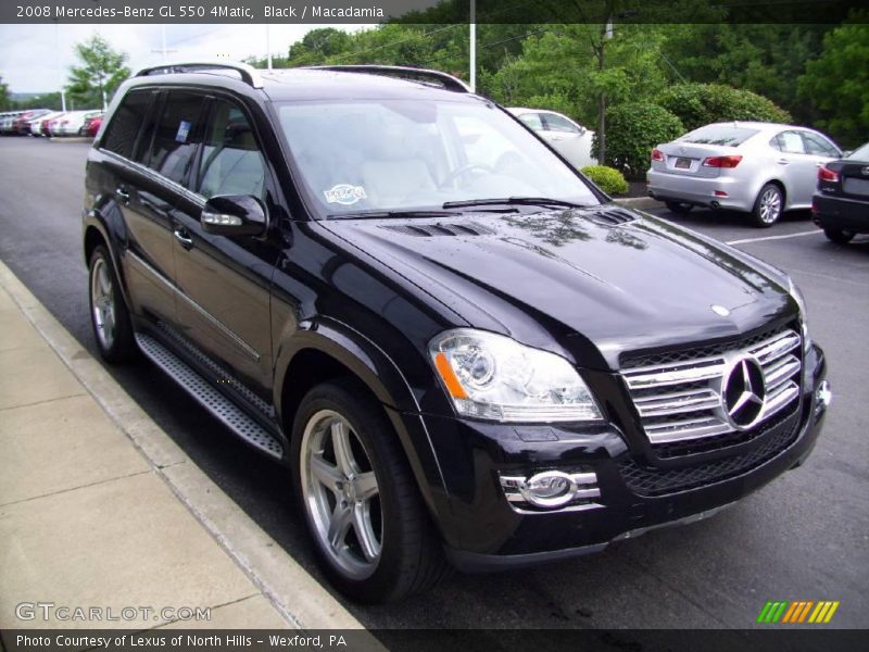 Black / Macadamia 2008 Mercedes-Benz GL 550 4Matic