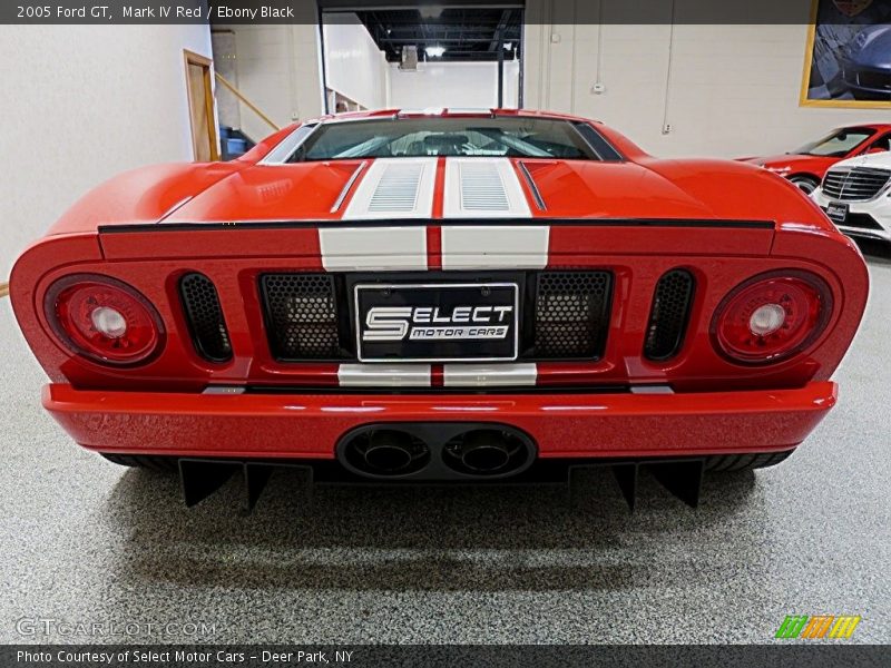 Mark IV Red / Ebony Black 2005 Ford GT