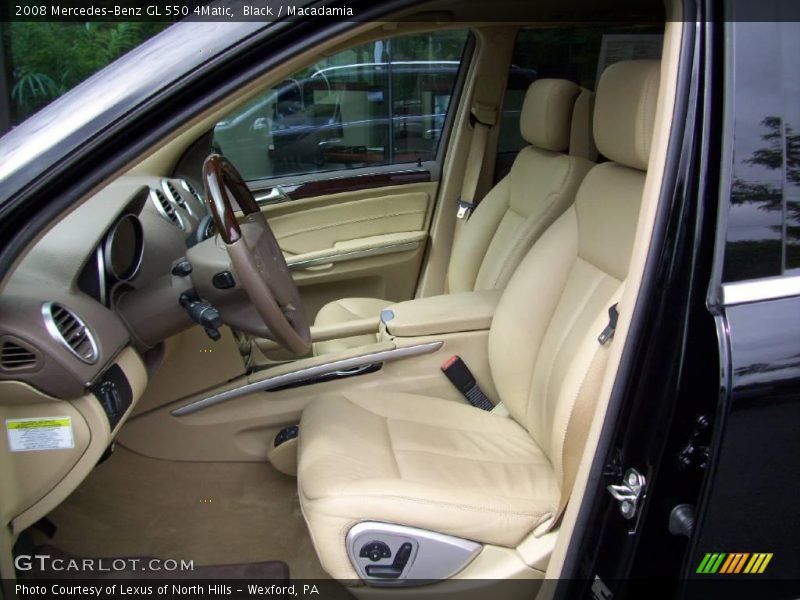 Black / Macadamia 2008 Mercedes-Benz GL 550 4Matic