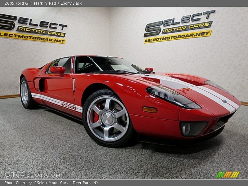 Mark IV Red / Ebony Black 2005 Ford GT