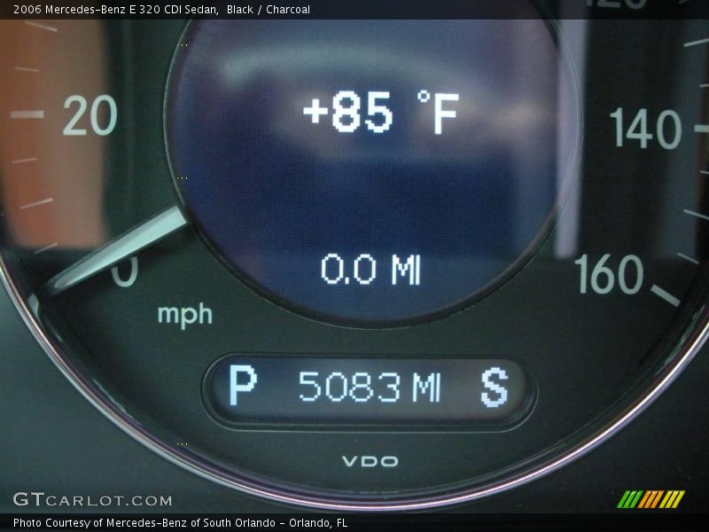 Black / Charcoal 2006 Mercedes-Benz E 320 CDI Sedan