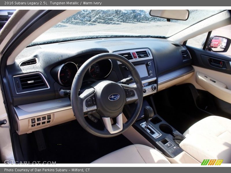 Tungsten Metallic / Warm Ivory 2016 Subaru Legacy 2.5i