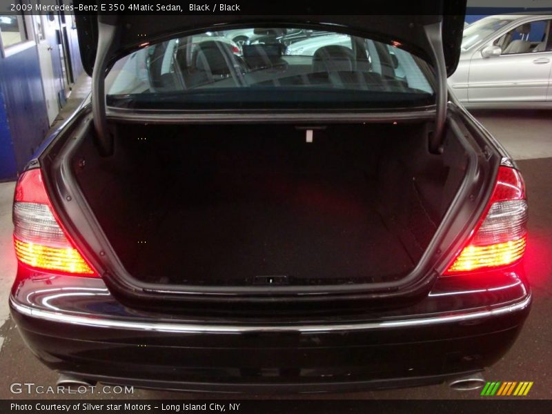 Black / Black 2009 Mercedes-Benz E 350 4Matic Sedan